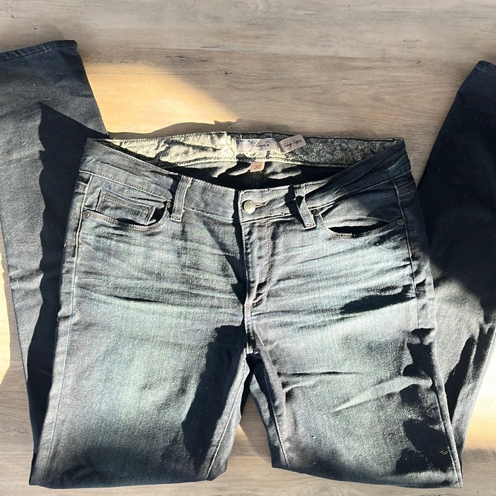 Paige sz 30 Dark Navy Skinny Jegfing Jeans excellent condition Nordstrom Rack